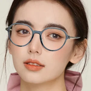 LS239 TR90 Round Optical Eyeglass Frame for Women