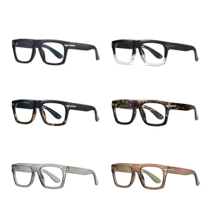 LYT143 Metal Frame Vintage Anti Blue Light Optical Eyeglasses