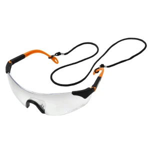 Lab Safety Goggles, Anti-Fog, Half-Frame, Polycarbonate Lens, PVC Frame
