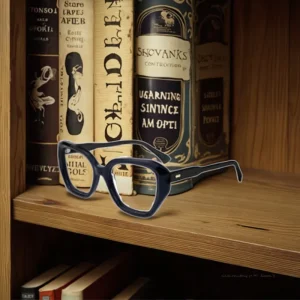 Large Polygonal Acetate Optical Frame for Men and Women