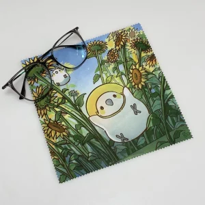 Large Printed Blank Sublimation Microfiber Cloth With Custom Logo for Eyeglasses