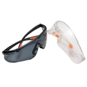 Larger Size Anti-Scratch Safety Goggles Clear Protective Eyewear for Work Lab Motorcycle Riding