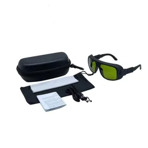 Laser Safety Glasses Goggles with Protective Case for Green Blue and Red Fiber Laser