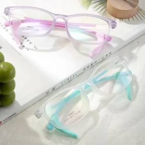 Latest Design Tr Children’s Frame Glasses Non Slip Kids Eyeglasses Luxury Eyeglasses Frames With Silica Gel Nose Pads