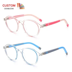 Latest Kids Glasses Frames Teenagers Tr Optical Frame Eyeglasses for Boys Girls Children Eyewear