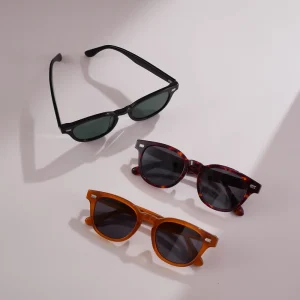 Latest Sunglasses Women Sonnenbrille Expensive Sunglasses Men Trendy Orange Acetate Vintage Square 400 UV Gafas De Sol