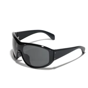 Lbashades 97041 New Trendy Fashion Sport Sunglasses Y2k Futuristic Sunglasses Cycling High Quality Uv400 Outdoor Shade Women Men