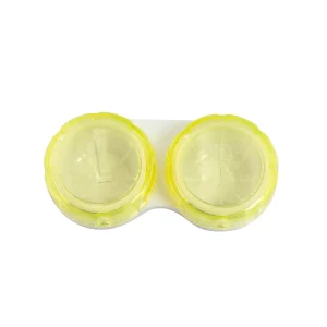 Leather Contact Lens Display Box Portable Storage Case