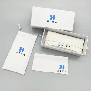 Leather Lens Case Eyewear Bag Cardboard Glasses Paper Box for Sunglasses Packaging with Custom Logo