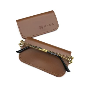 Leather Sunglasses Case Custom Logo Sun Glasses Package Box Pouch