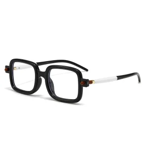 LiEr Slim New Fashion Durable Metal Hinge Optical Frames Anti Blue Light Clear Lens Reading Glasses IR170JK For Men