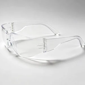 Lightweight Anti Fog Safety Glasses Flexible Frame Clear Temples Clear Anti Fog Lens Safety Glasses