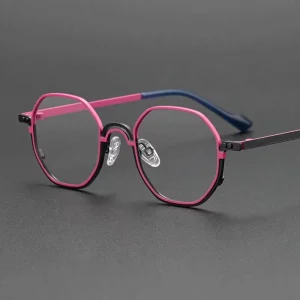Lightweight Metal Full Rim Multicolor Eyeglass Frame