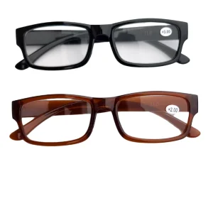Lightweight Portable Anti-Blue Light Reading Glasses with Clear Lenses for All Face Shapes