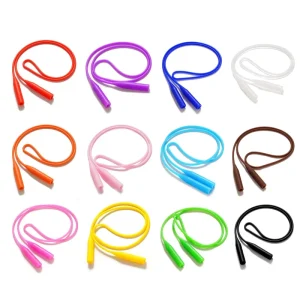 Lightweight Silicone Eyeglass Chains for Sunglasses and Reading Glasses