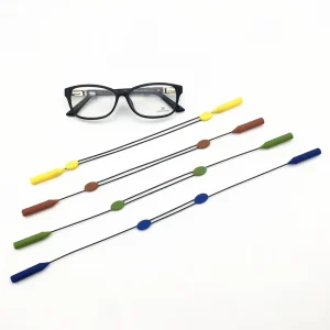 Lightweight Sport Eyewear Cord with Nylon and Silicone Anti-Slip Chain