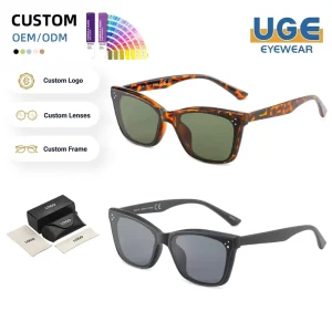Lightweight Square Cat Eye Tortoise Fashion Sunglasses Women Men UV400 Lens Sunglasses for Beach Vacation Outdoor Activities