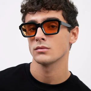 Lmamba 3412 Customize Vintage High Quality Square Sun Glasses Luxury Brand Designer Sunglasses Men Women