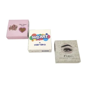 Logo All Color Embossed Customizable Colored Contact Lenses Box Natural Color New Design