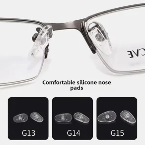 Low Price Silicone Nose Pads Eyeglasses Accessories for Optical Frame Screw-in Type Anti-slip Mounting Nose Pads for Spectacles