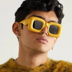 Lucky Eyewear Unisex Fancy Party Oversize Sunglasses Fashion Retro Vintage Big Thick Frame Sun Glasses
