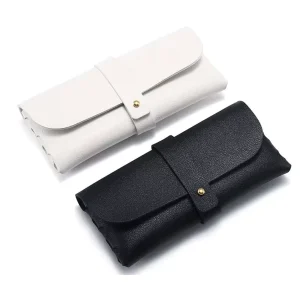 Luxury Custom Logo Glasses Bag Pu Leather Soft Sunglasses case Pouch Eyeglasses Storage Pouch