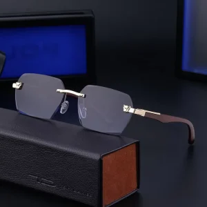 Luxury Designer Fashion Eyewear Classical Leopard Print Vintage Sunglasses Double Bridge Gradient Sunglasses