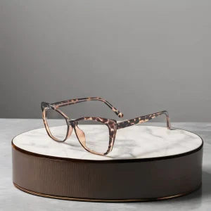 Luxury Designer TR90 Women’s Eyeglasses Frame Cat Eye Anti Blue Glasses Prescription Myopia Frames