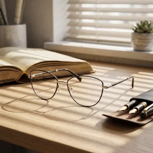 Luxury Eyeglass Frames Blue Light Blocking CR39 Optical Lens