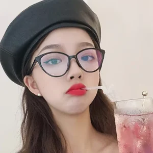 Luxury Fashion INS Cat Eye Optical Frames Eyeglasses Stylish Women Optical Eyewear Spectacle Frames China in Stock