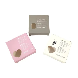 Luxury Folding Box for Lenses De Contacto Matt Lamination Custom Eyes Contact Lenses Paper Boxes with Window