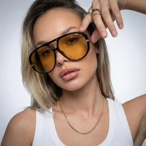Luxury Oversized Women’s Sunglasses Fashion Outdoor Punk Big Pilot Eyewear UV400 Double Bridge Lens Full Frame Sunglasses Shades