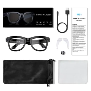 M01 Pro Smart Glasses with Dual Microphones, Touch Control, Stereo Sound, Extended Standby, Real-Time Translation