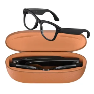 M02 AI Translation Smart Glasses 8MP Camera 4K IPX-4 Waterproof Bluetooth 5.3 Stereo Headset Charging Case
