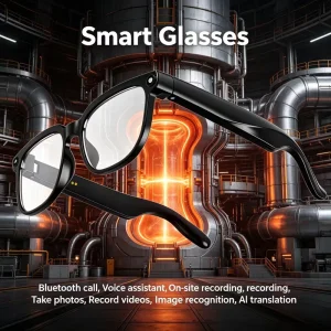 M02S Waterproof AI Smart Glasses IP65 Real-Time Translation Bluetooth Calls Music Touch Switch Voice Assistant Video