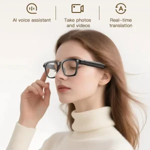 M08 Smart Glasses with 800W Camera 1080P 30fps Video Recording IP65 Waterproof Wireless 5.4 Call Music Eyewear