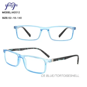 M2012 Designer Reading Glasses PC Frame Testudinarious Color Fashionable Style Full frame Universal Modest Luxury Colorful