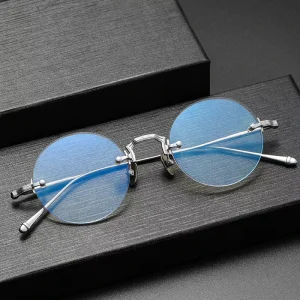 M3105 High Quality Titanium Rimless Frames Spectacles Optical Eye Glass Glasses for Men and Woman