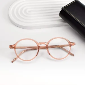 M652 Tortoiseshell Acetate Retro Small-Frame Unisex Eyeglasses