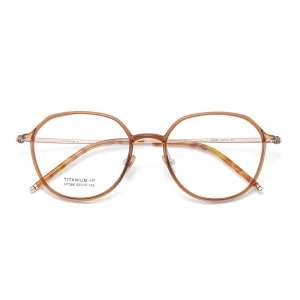 M7386 Flexible Beta Titanium Anti-Corrosion Bare Frame Ultra-Lightweight Vintage Eyeglass Frames