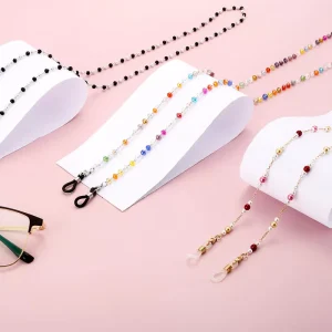 MJC40 Colorful Ball Bead Eyewear Chain with Silicone