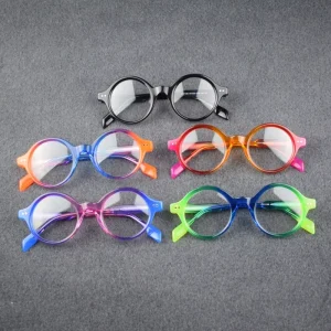MK1138 Retro Round Acetate Optical Frames with Hinge for Women and Men