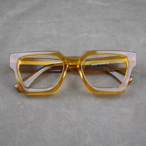 MK1439 Thick Square Acetate Eyeglass Frames for Daily Wear