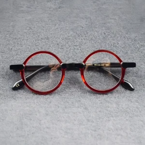MK2284 Round Acetate Eyeglasses Frames for Daily Wear