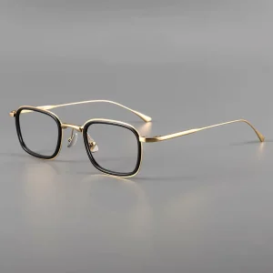 MK24020202 New Luxury Titanium Spectacle Optical Frames Eyeglasses with Nose Pads Eyewear Glasses Square Designer Eyewear