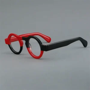 MK882218 New Retro Classic Myopia Round Laminating Acetate Glasses Optical Frames Eyeglasses for Men Women Eyewear