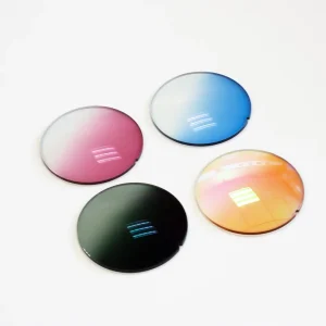 MR-8 Single Vision Two-Piece Polycarbonate Sunglasses Lens TAC Material Pink Blue Purple Yellow