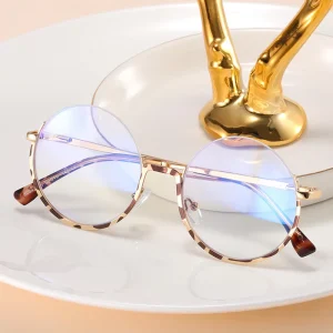 MS 82042 Women’s Blue-Light-Blocking Prescription Optical Eyeglass Frames, Colored