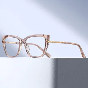 MS 82276 Women Lunettes De Luxe Eyeglasses Frame Prescription Blue Light Blocking Optical Colored Stylish Spectacle Frames