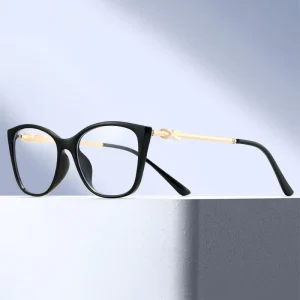 MS 92159 Women’s TR90 Optical Glasses New Brand Cat Eye Fashion Eyewear with Blue Light Blocking Lenses Customizable Logo
